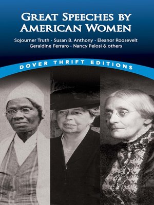 Great Speeches by American Women - ebook